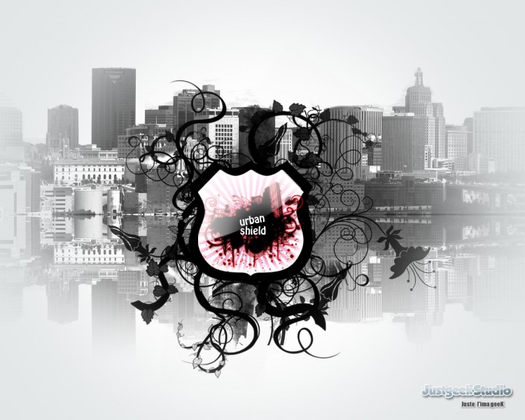 Wallpapers Digital Art Style Urbain Urban Shield (non finis)