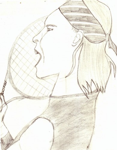 Fonds d'cran Art - Crayon Sports Vamos Rafa!