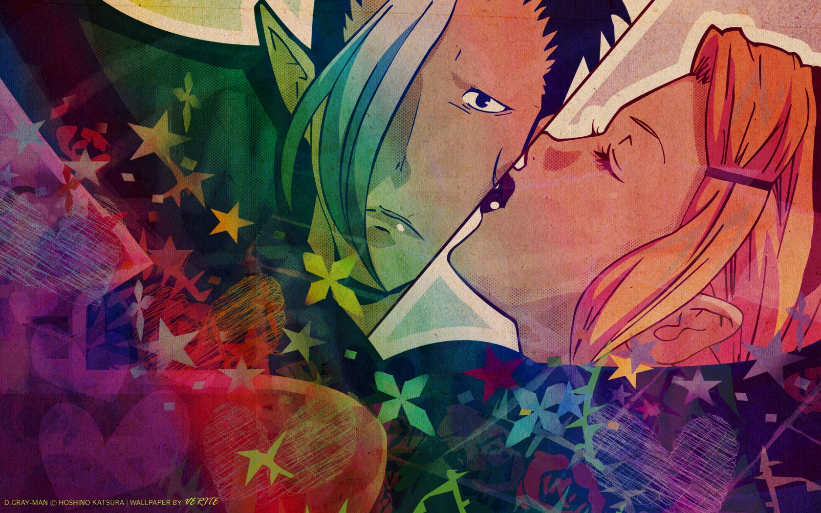 Wallpapers Manga D. Gray-Man kiss candy