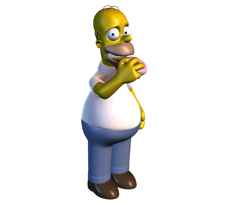 Wallpapers Digital Art 3D Homer Simpson 3D