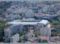 Fonds d'cran Constructions et architecture Vol au dessus du stade des Alpes (Grenoble)