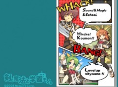 Fonds d'cran Jeux Vido Sword & Magic & School Version Manga