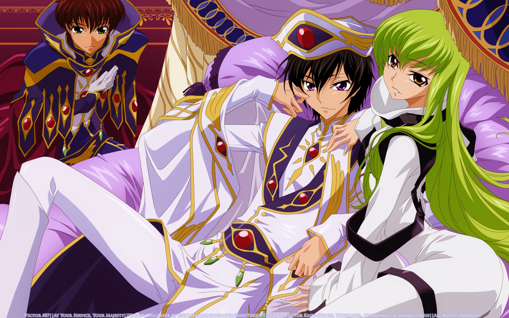 Fonds d'cran Manga Code Geass majesty lelouche