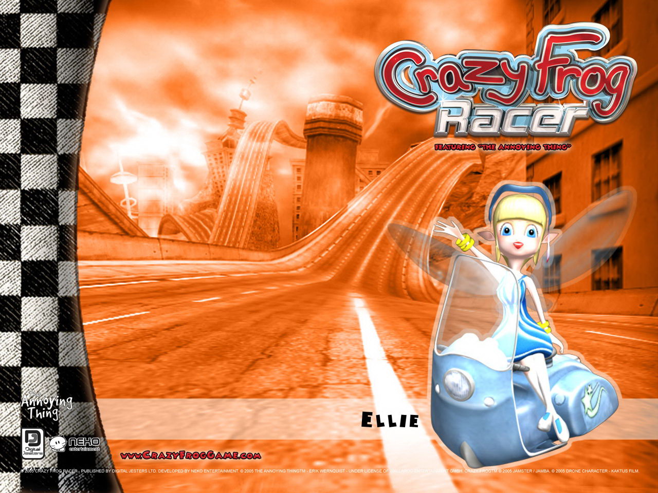 Fonds d'cran Jeux Vido Crazy Frog Racer 