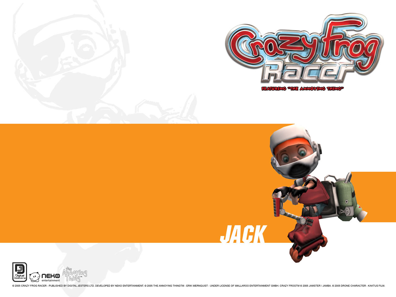 Fonds d'cran Jeux Vido Crazy Frog Racer 