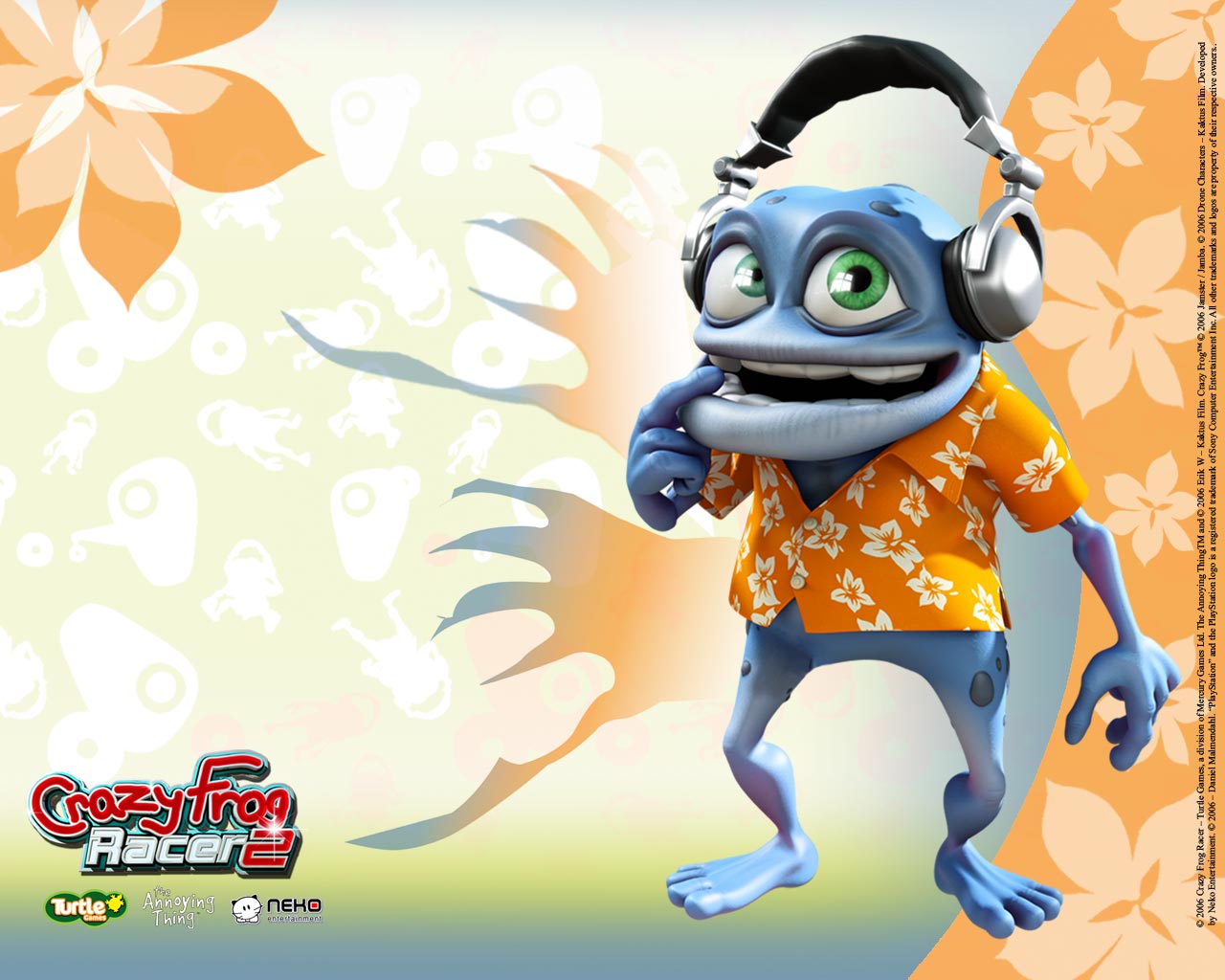 Fonds d'cran Jeux Vido Crazy Frog Racer 2 