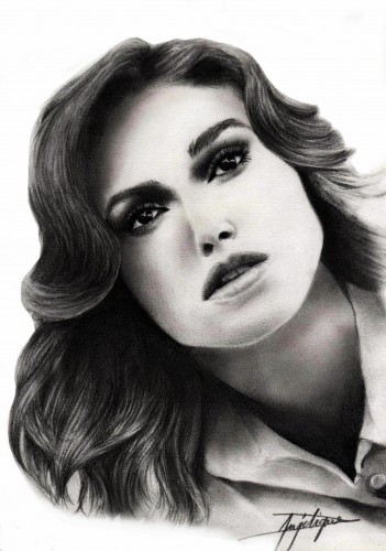 Wallpapers Art - Pencil Portraits Keira Knigthley