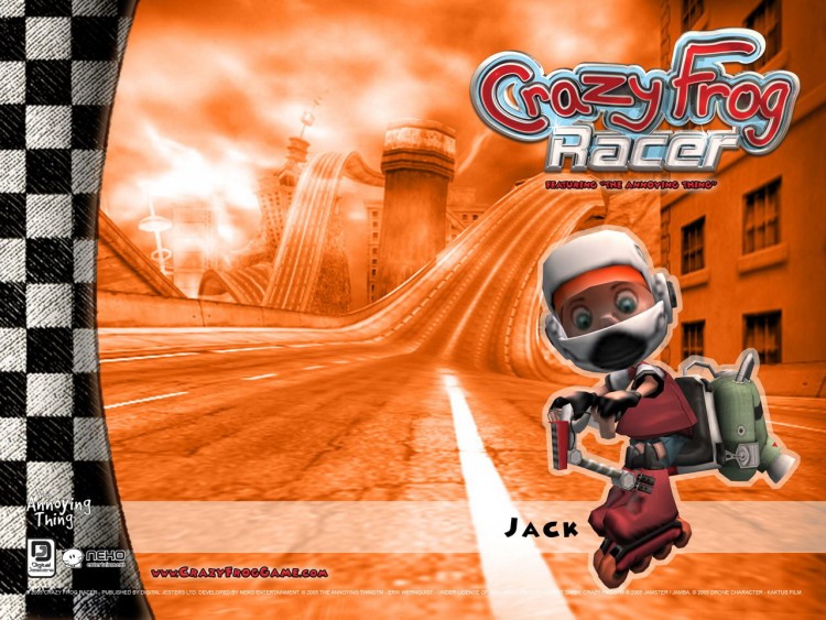 Fonds d'cran Jeux Vido Crazy Frog Racer Wallpaper N212998