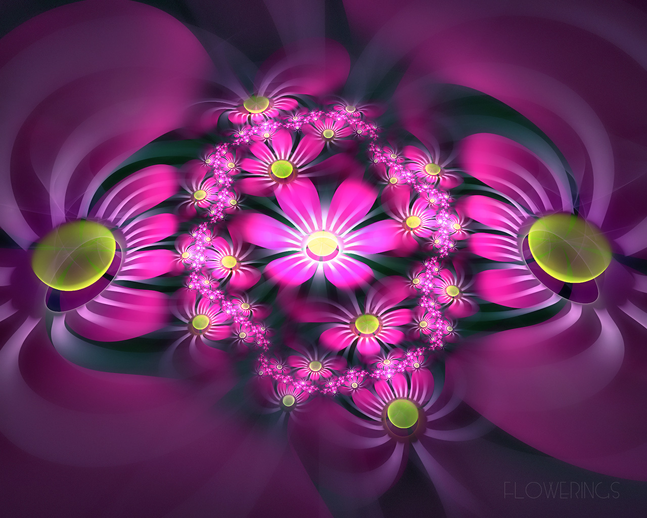 Wallpapers Digital Art Fractals, Kaleidoscope 