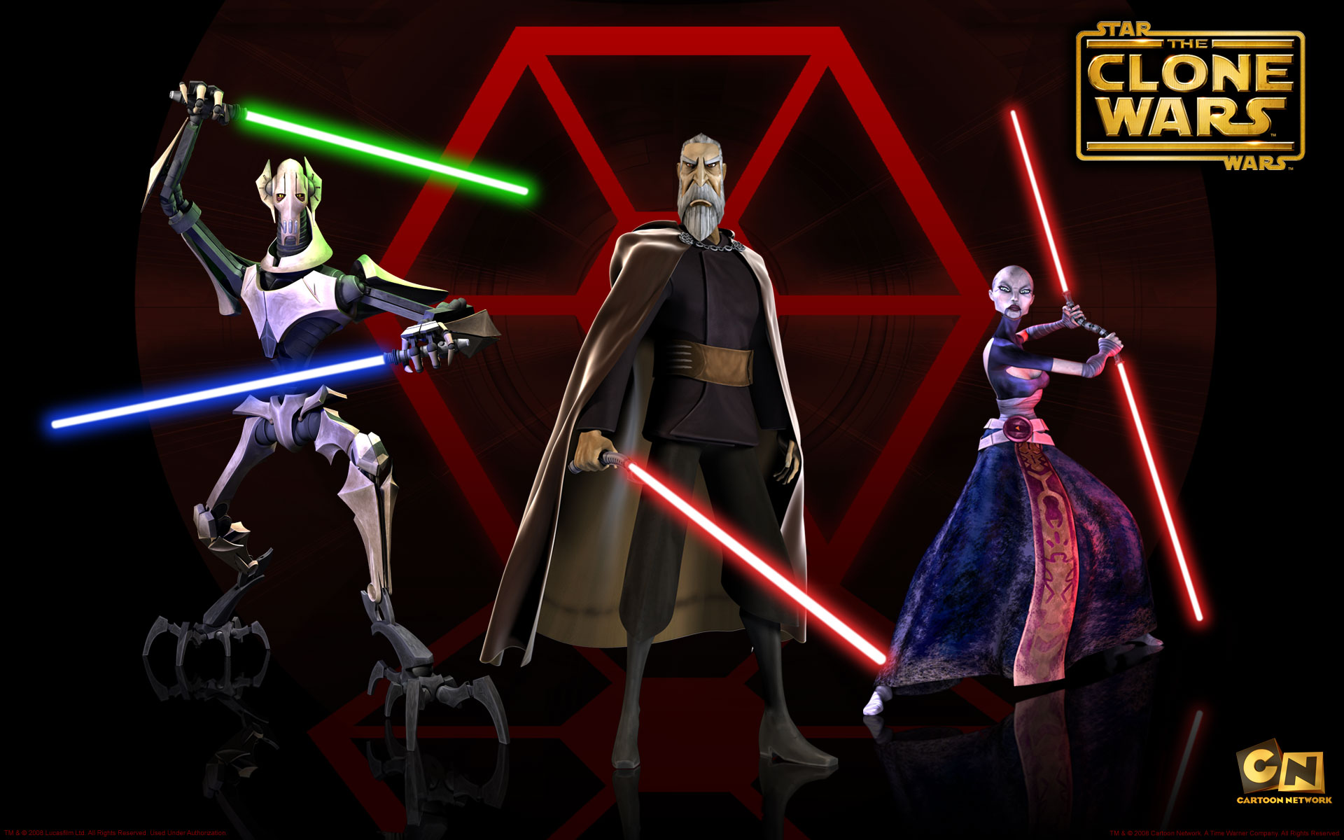 Fonds d'cran Dessins Anims Star Wars : the Clone Wars Force Sparatiste