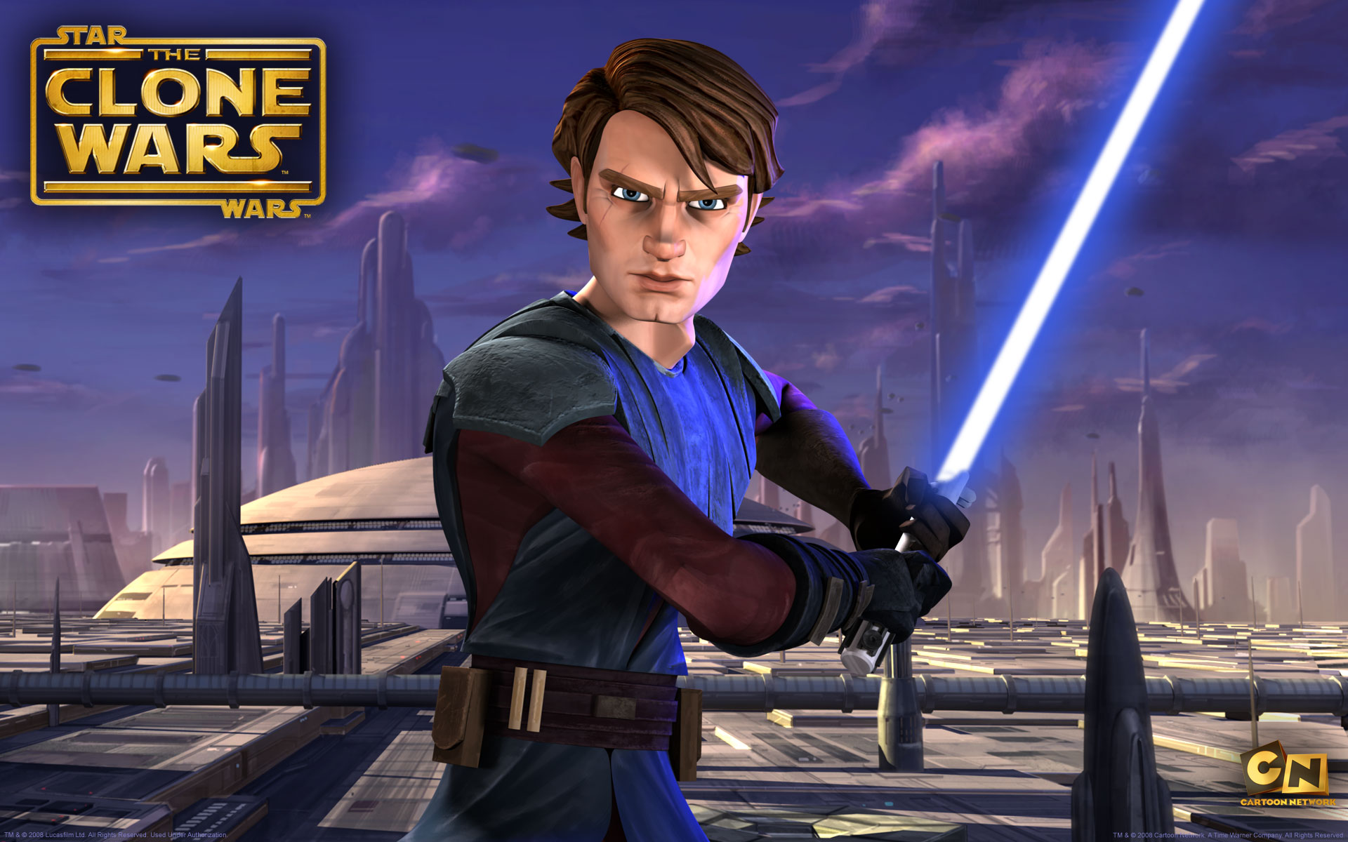 Fonds d'cran Dessins Anims Star Wars : the Clone Wars Anakin