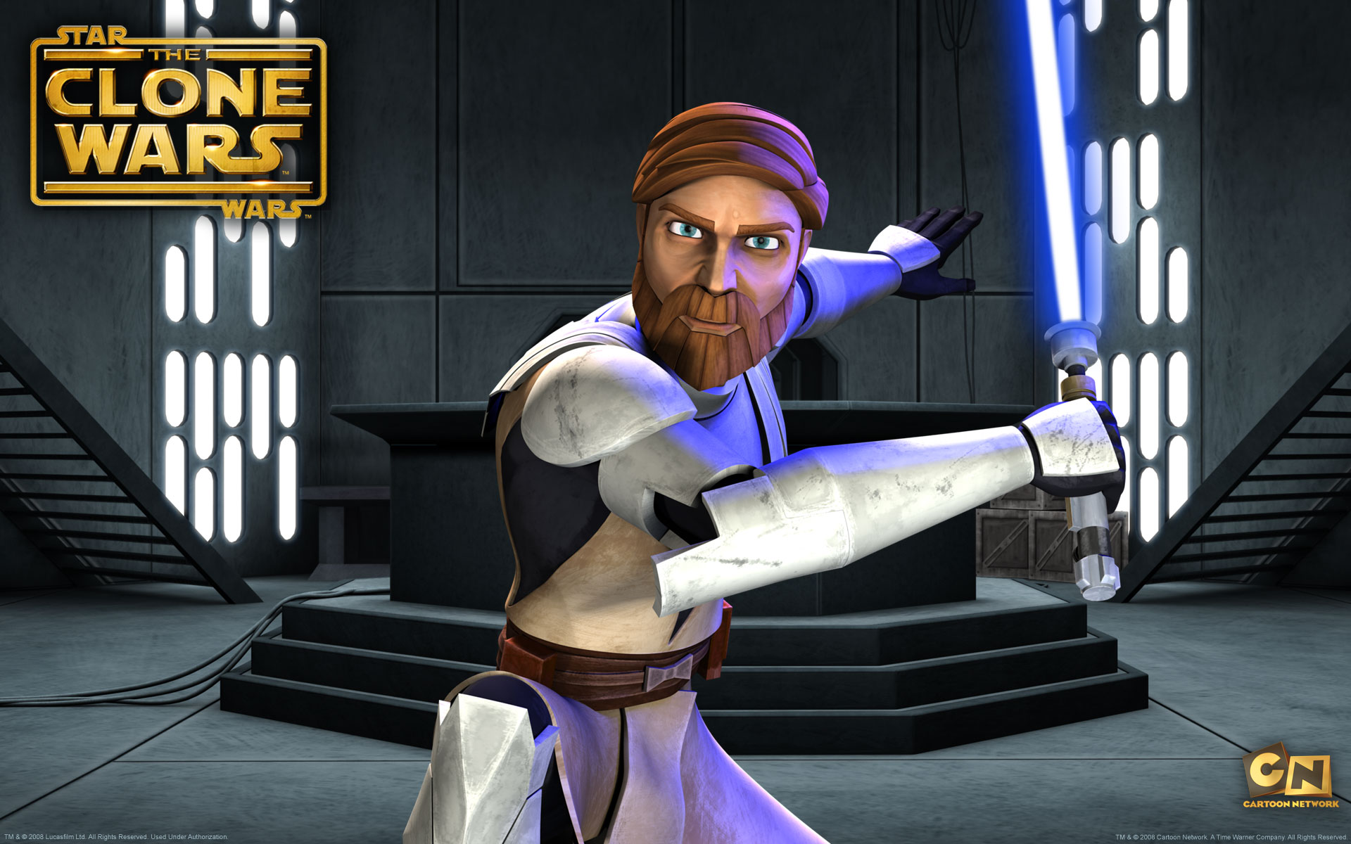 Wallpapers Cartoons Star Wars : The Clone Wars Obi-Wan