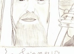 Fonds d'cran Art - Crayon Gandalf