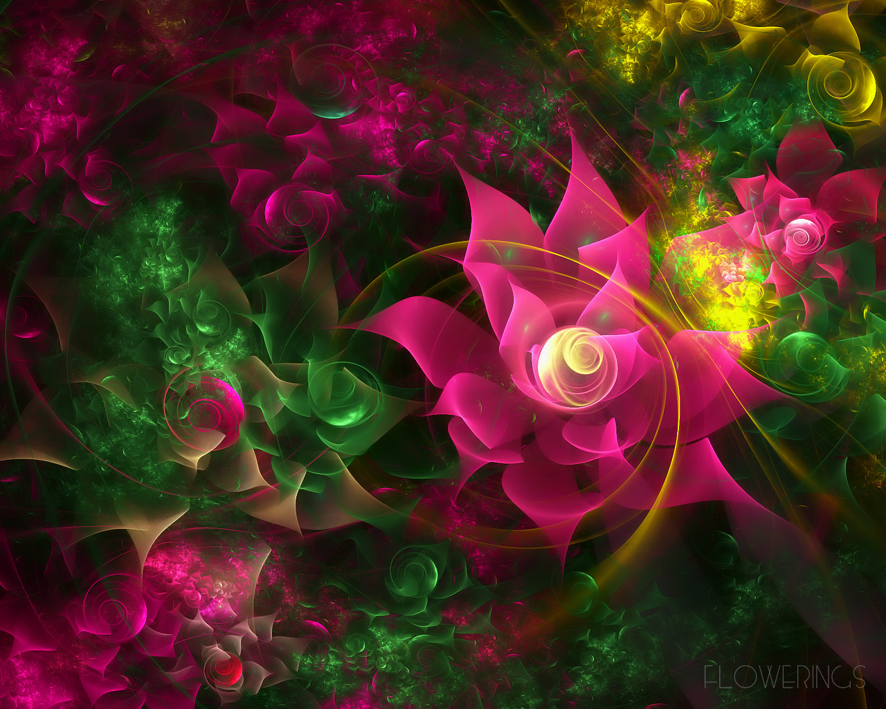 Wallpapers Digital Art Fractals, Kaleidoscope 