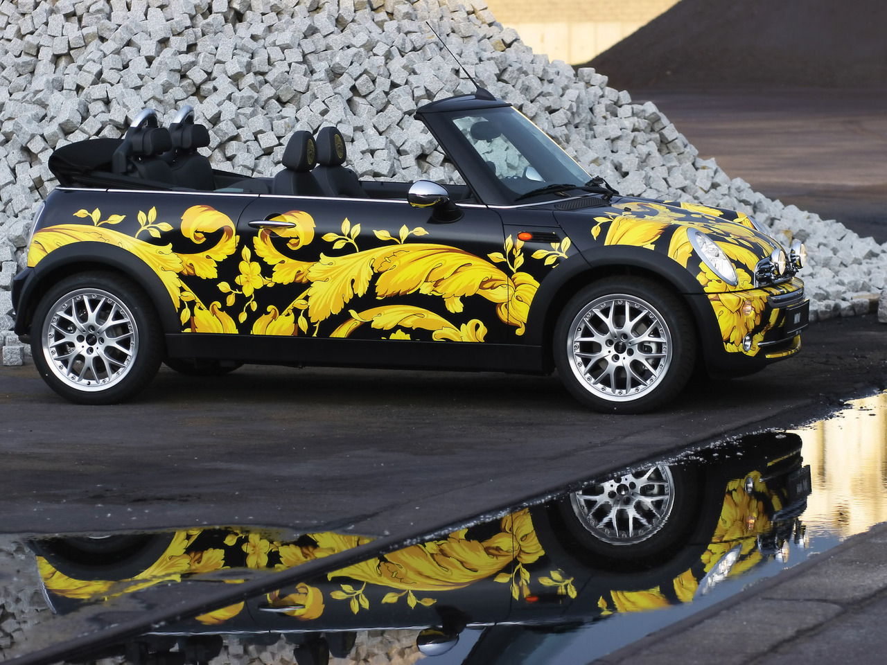 Wallpapers Cars Mini Mini Cooper Cabrio by Donatella Versace