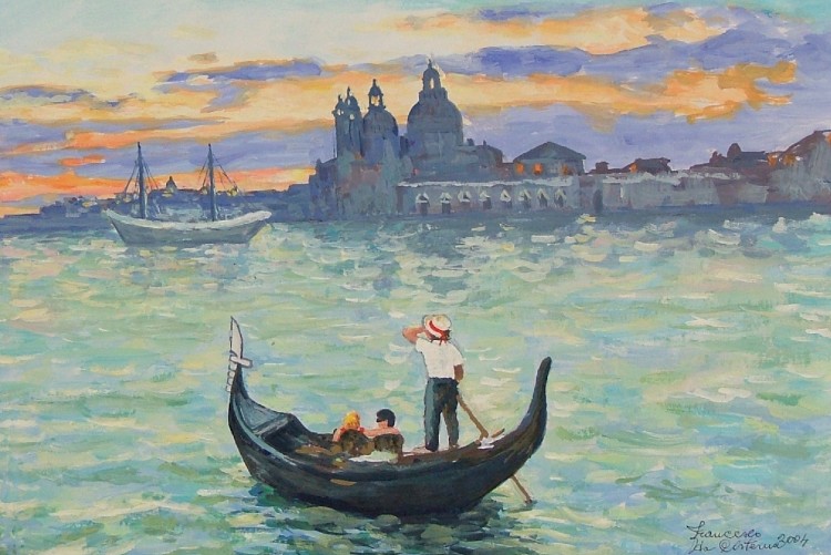 Wallpapers Art - Painting Landscapes - Misc Venezia