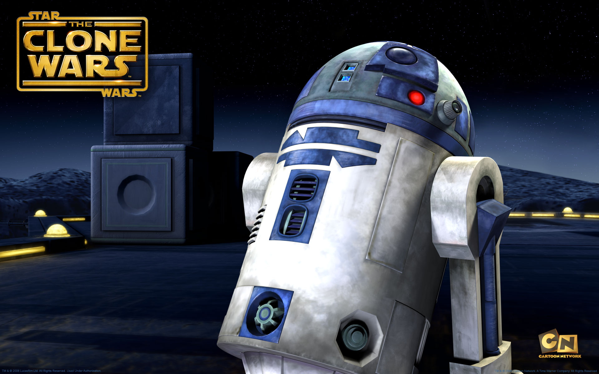 Fonds d'cran Dessins Anims Star Wars : the Clone Wars R2-D2