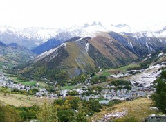 Fonds d'cran Nature LE VILLAGE ET LES AIGUILLES D'ARVES