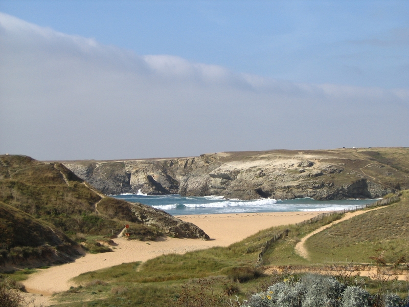 Wallpapers Nature Seas - Oceans - Beaches La plage de Donnant - Belle Ile en mer - dept 46