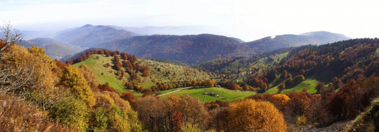 Fonds d'cran Nature Montagnes Panorama d'automne au Petit Ballon (Alsace)