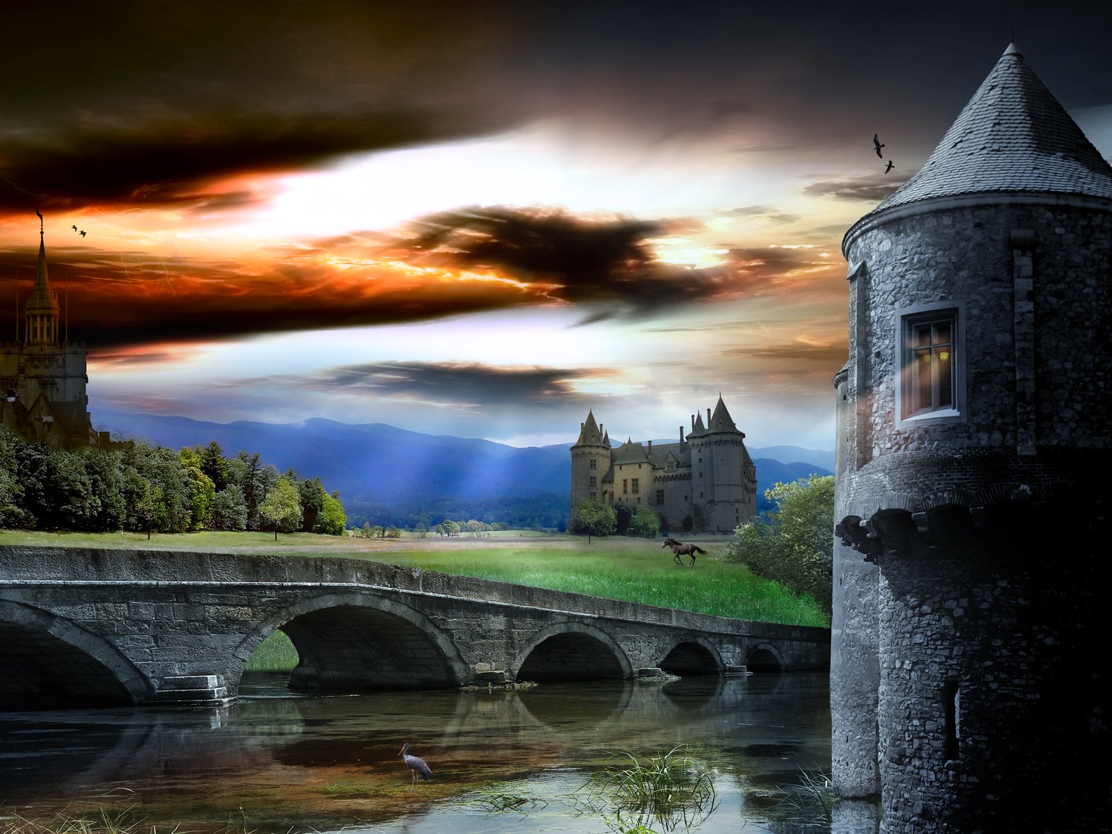 Wallpapers Fantasy and Science Fiction Castles Chateaux