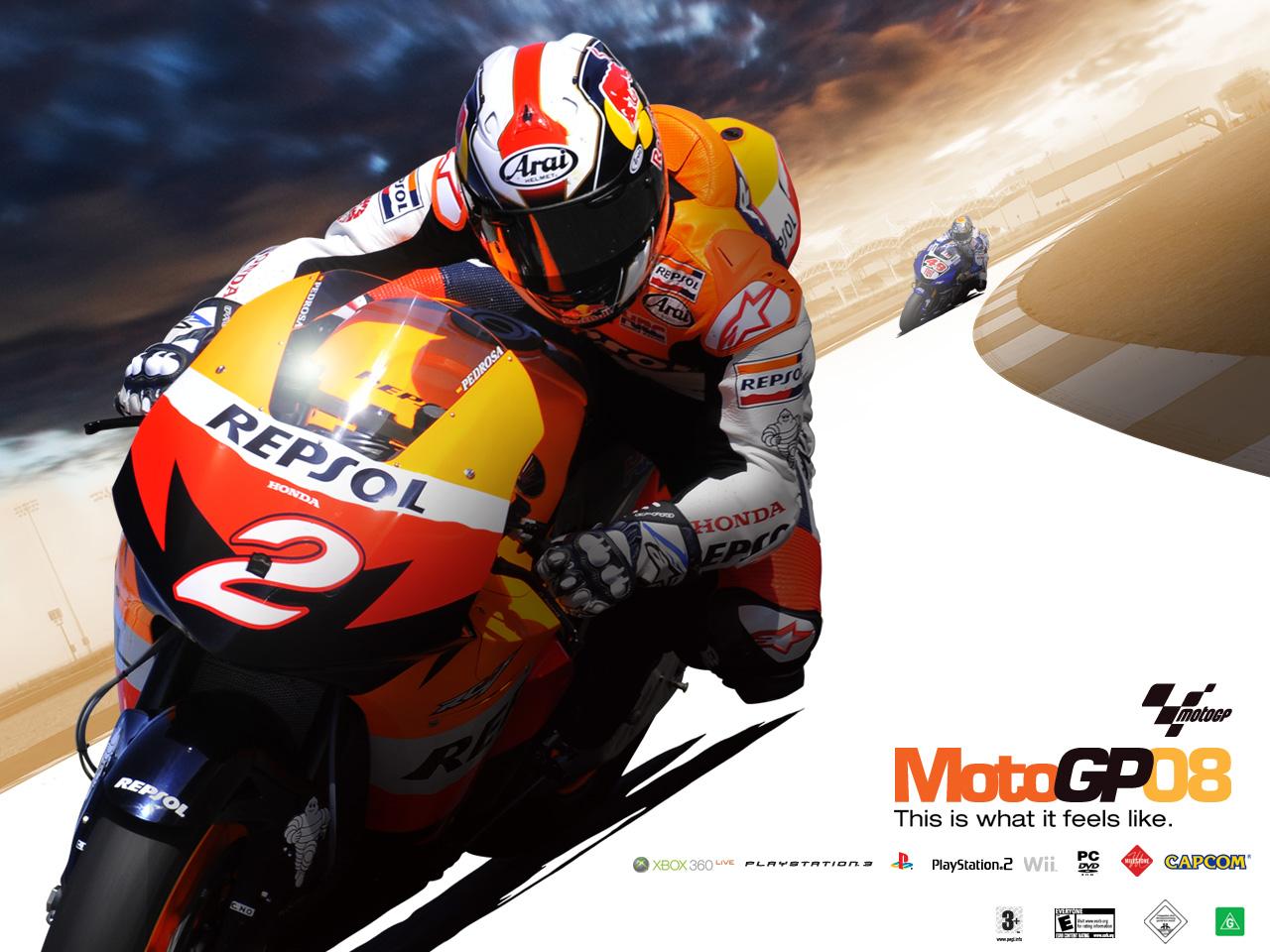 Wallpapers Video Games Moto GP 08 