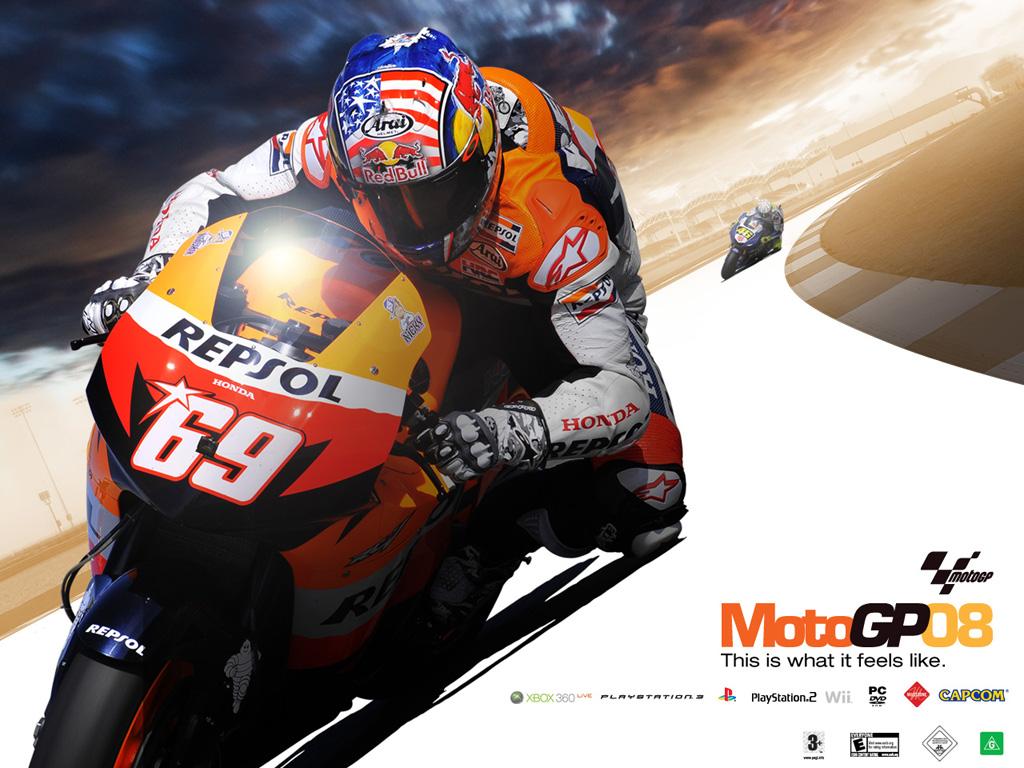 Wallpapers Video Games Moto GP 08 