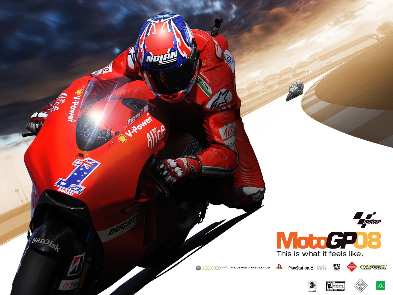 Wallpapers Video Games Moto GP 08 