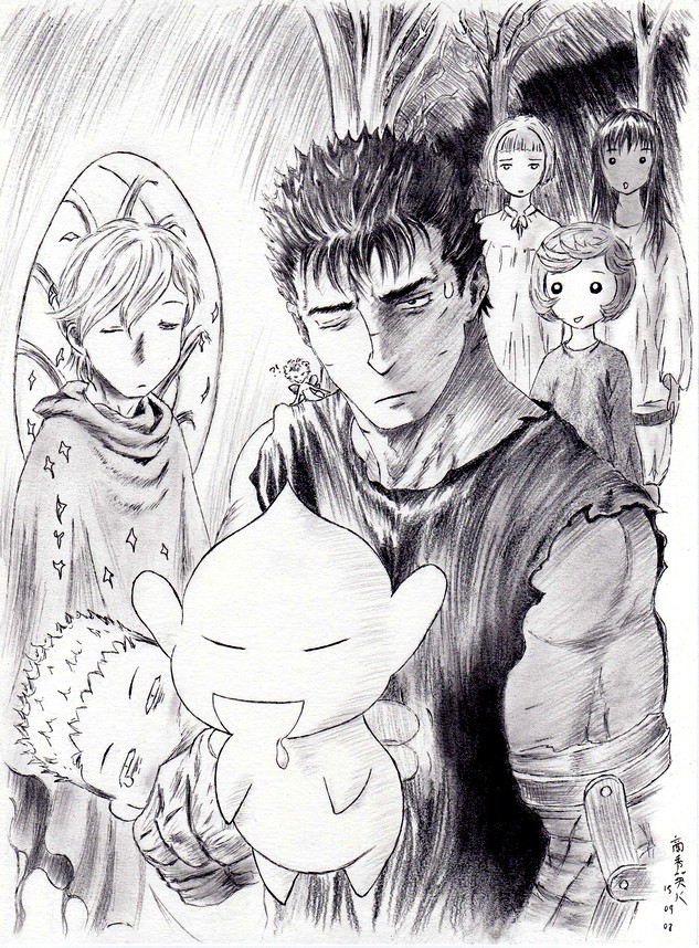 Fonds d'cran Art - Crayon Manga - Berserk 