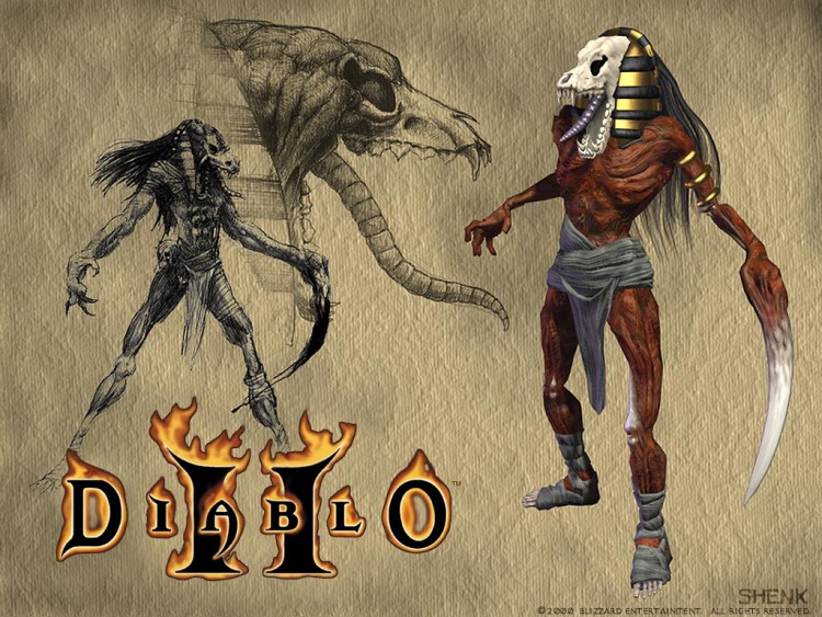 Fonds d'cran Jeux Vido Diablo 2 Wallpaper N215066