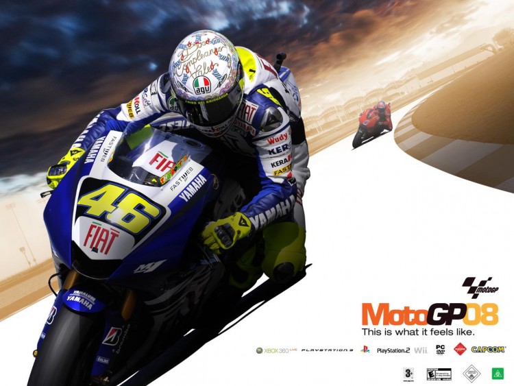 Fonds d'cran Jeux Vido Moto GP 08 Wallpaper N215092