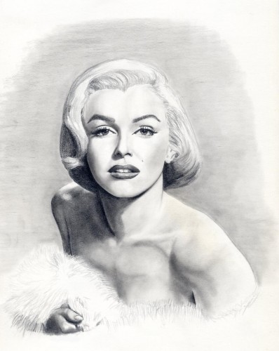 Wallpapers Art - Pencil Movies - TV Soaps Marilyn Monroe