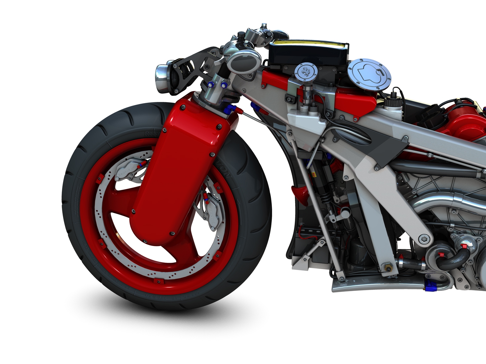 Fonds d'cran Motos Ferrari Ferrari Bike Concept