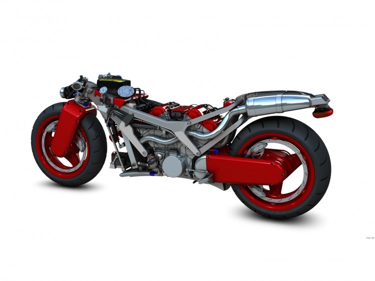 Fonds d'cran Motos Ferrari Ferrari Bike Concept