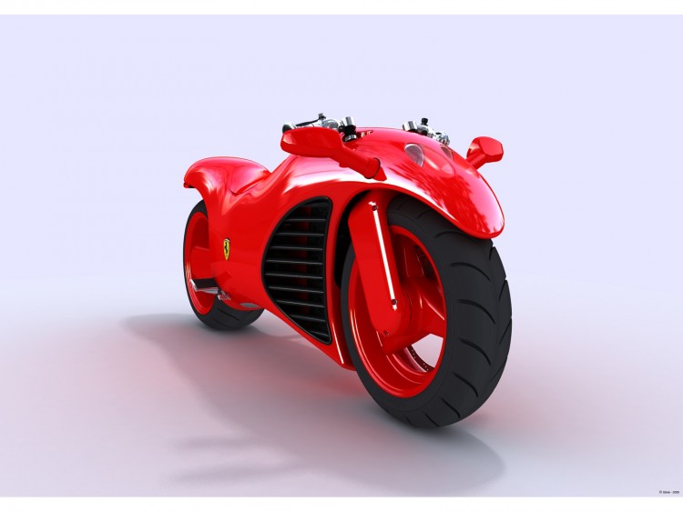 Fonds d'cran Motos Ferrari Ferrari Bike Concept