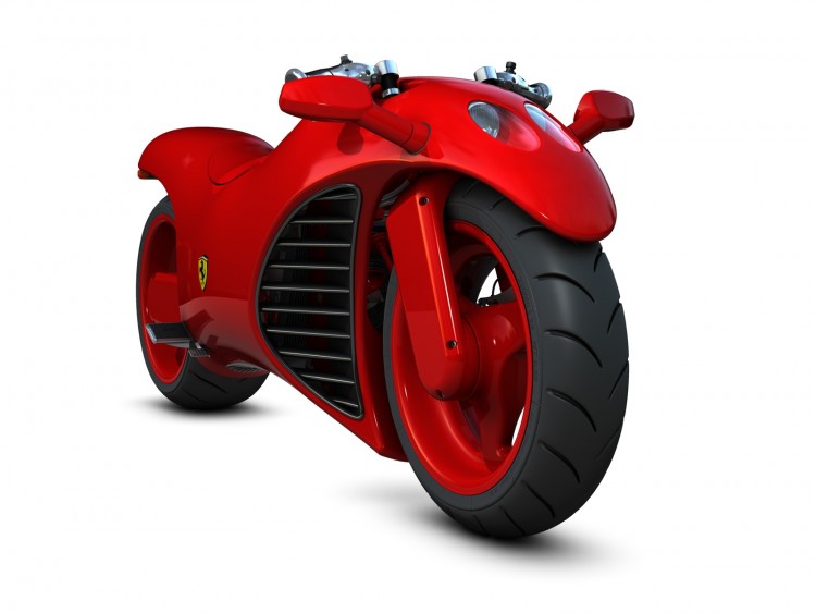 Fonds d'cran Motos Ferrari Ferrari Bike Concept