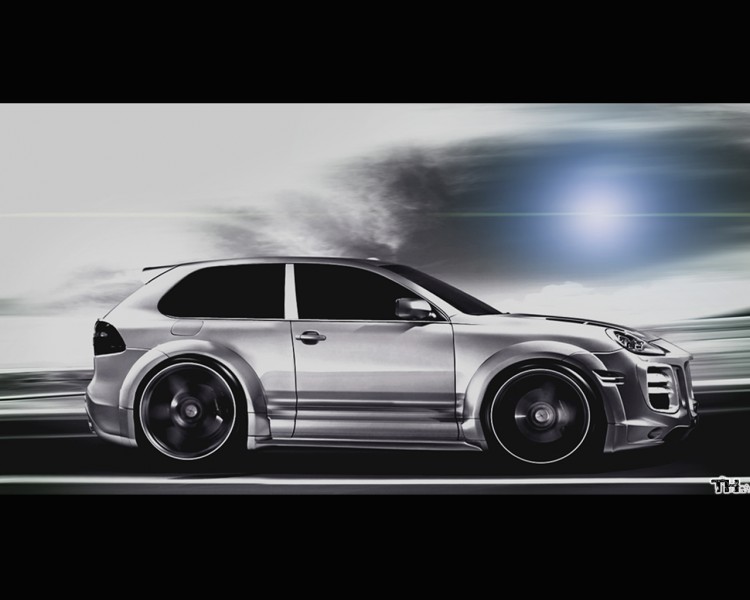 Wallpapers Cars Porsche Porsche Cayenne coup Monstrueuse