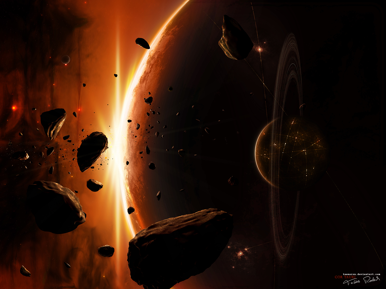 Wallpapers Digital Art Space - Universe Cor Tauri