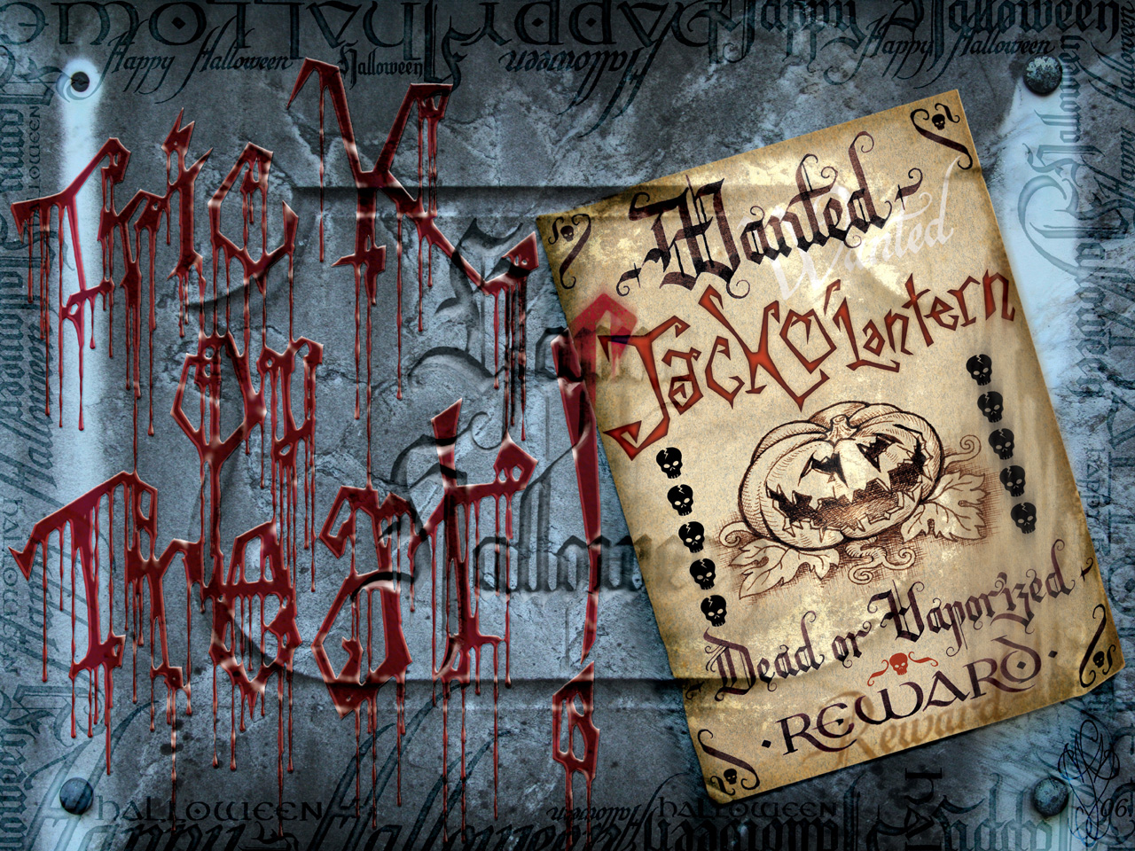 Wallpapers Digital Art Hollidays - Halloween Wanted