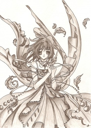 Wallpapers Art - Pencil Manga - Tsubasa chronicle Tsubasa