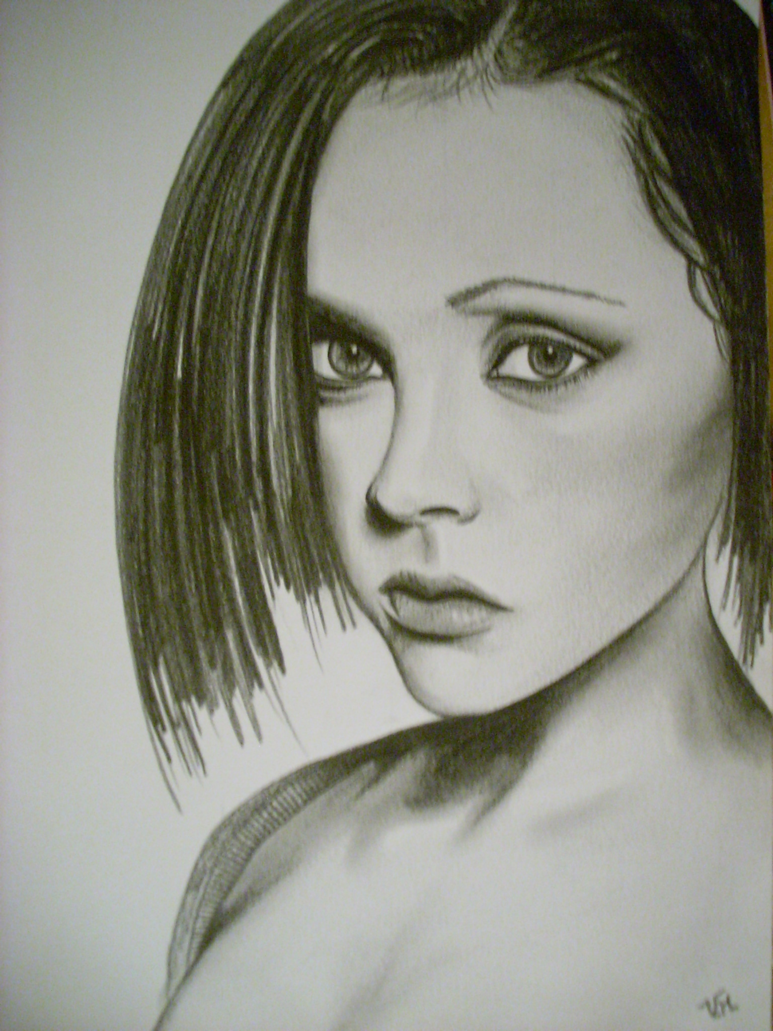 Fonds d'cran Art - Crayon Portraits Christina RICCI