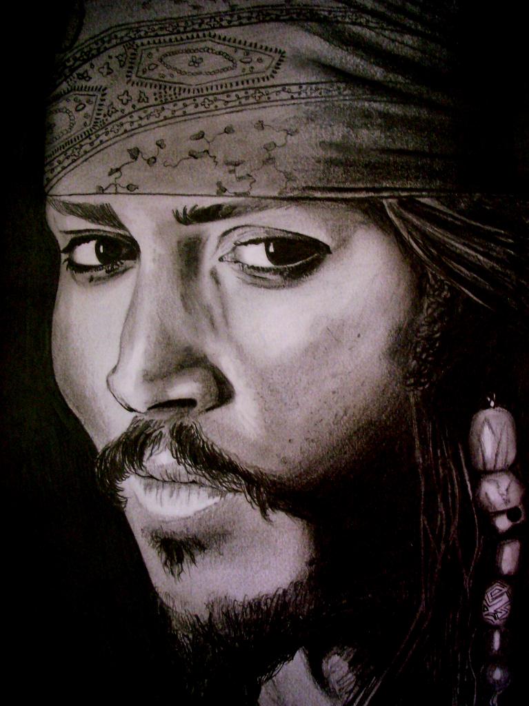 Fonds d'cran Art - Crayon Portraits Jack SPARROW