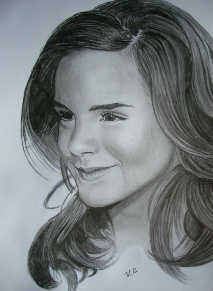 Wallpapers Art - Pencil Portraits Emma WATSON