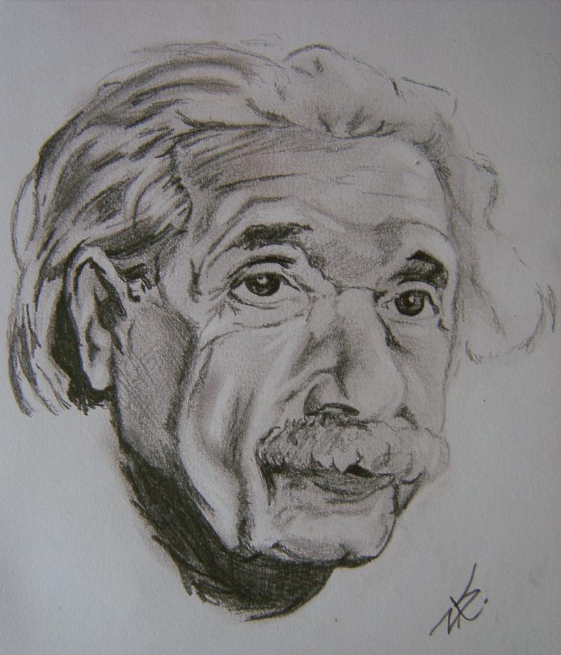 Wallpapers Art - Pencil Portraits EINSTEIN