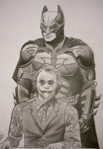 Fonds d'cran Art - Crayon Cinma - Sries TV Dark Knight