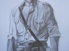 Wallpapers Art - Pencil Indiana Jones