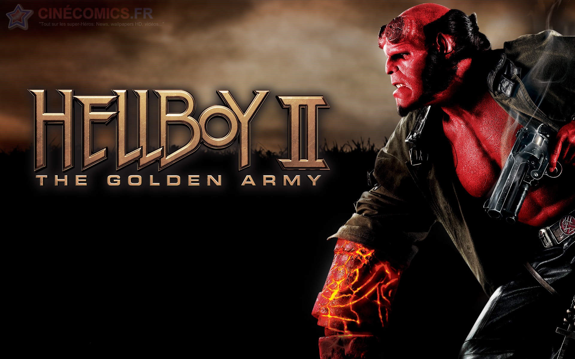 Fonds d'cran Cinma Hellboy 2 : the Golden Army Hellboy 2 Les lgions d'or Maudites: The Golden arme