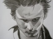 Fonds d'cran Art - Crayon Matthew BELLAMY (MUSE)