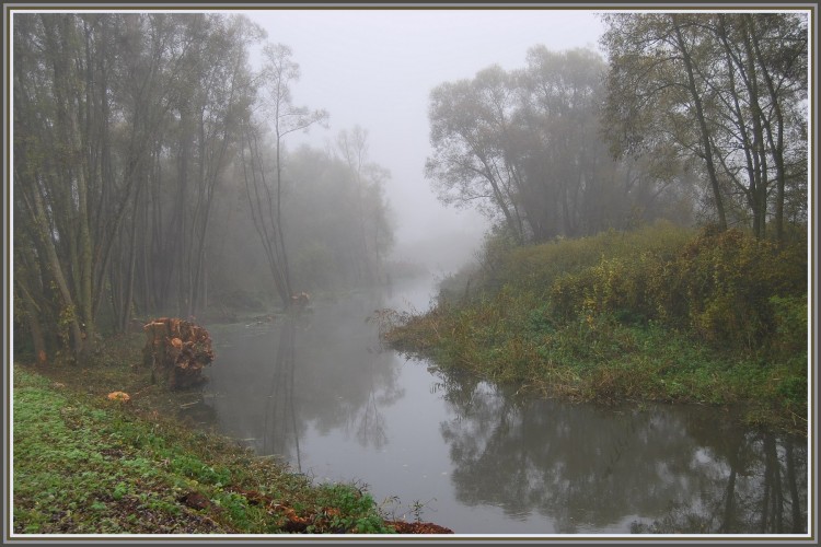 Fonds d'cran Nature Fleuves - Rivires - Torrents Brumes en Picardie