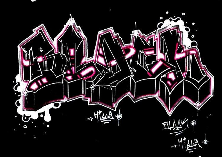 Wallpapers Art - Painting Graffitis * * * Black * * *